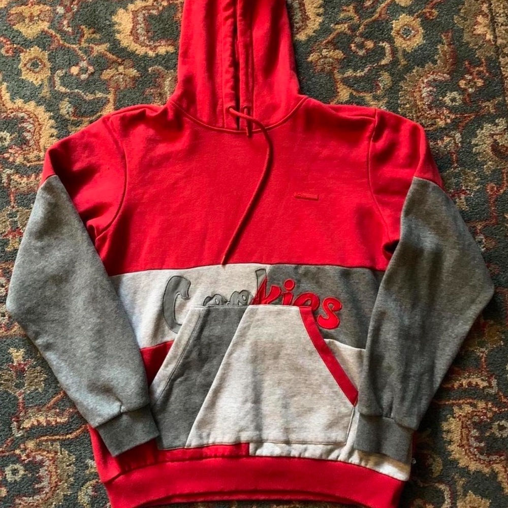 Cookies SF Multi Grey/Red pullover hoodie